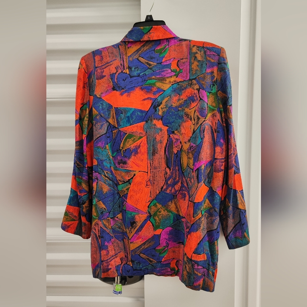 Colorful Abstract Blazer - Picture 3 of 5